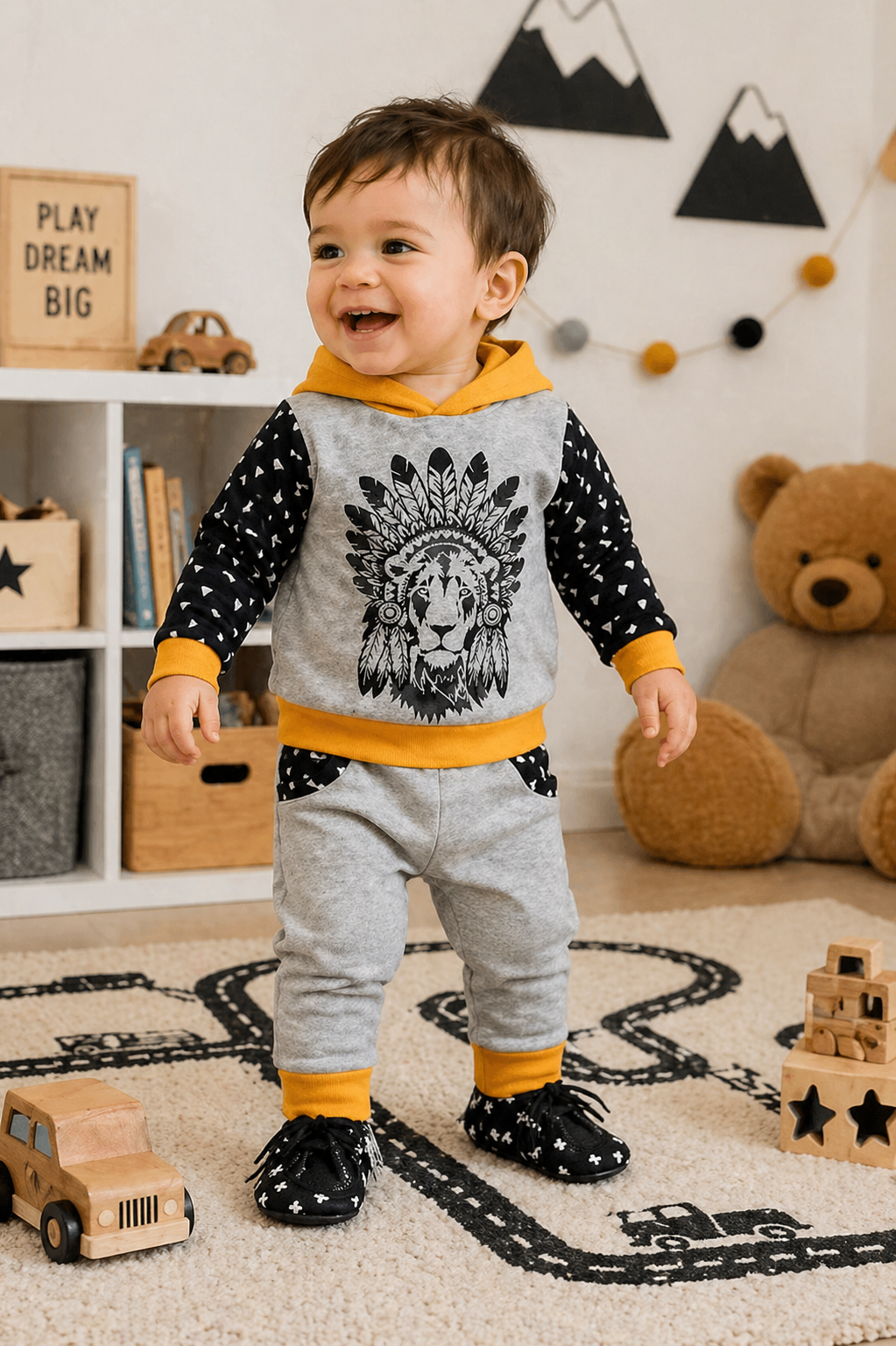 Lion Hoodie and Pants #20004