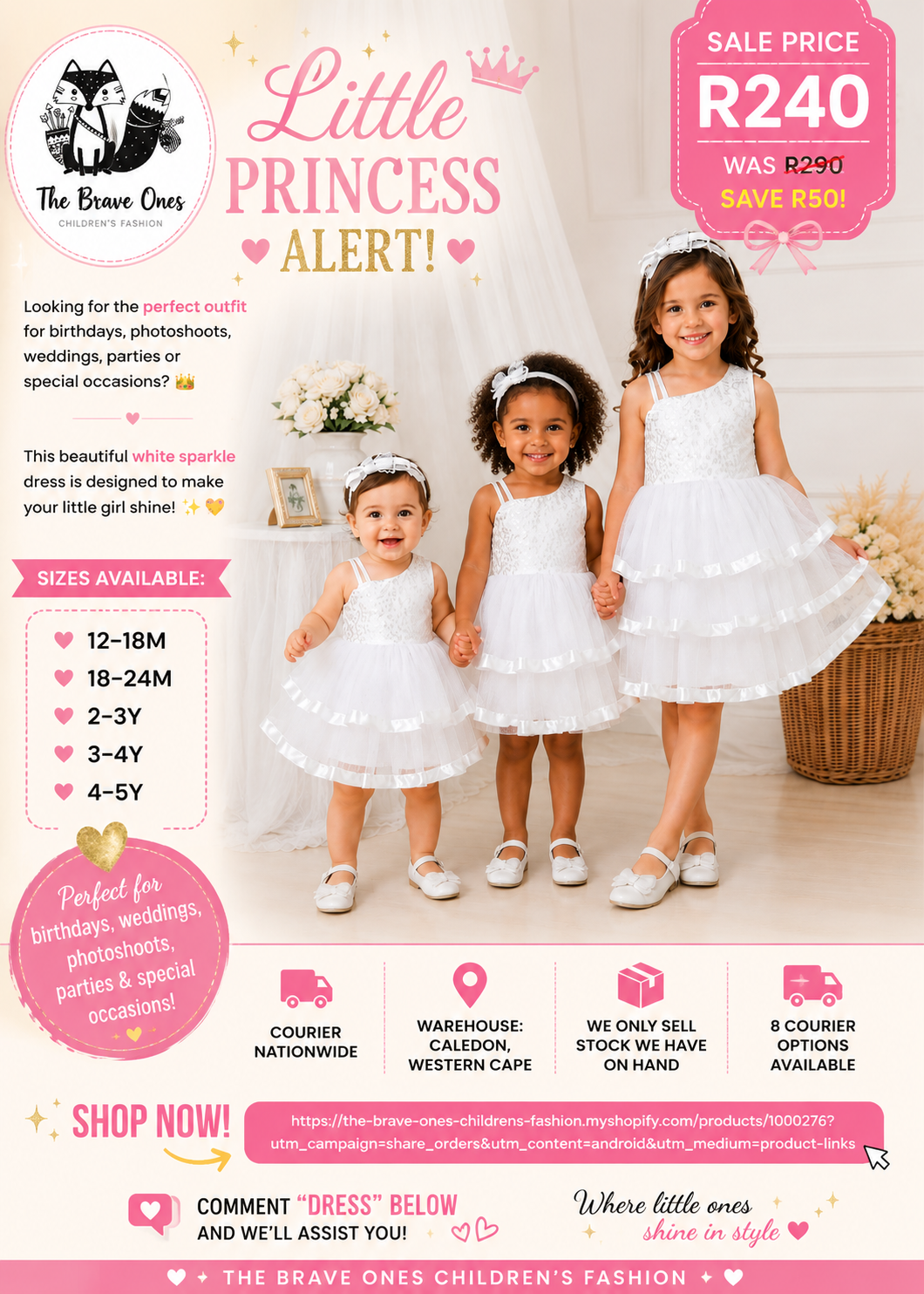 White Ruffle Silver Sequins Special Occasions Dress #1000276