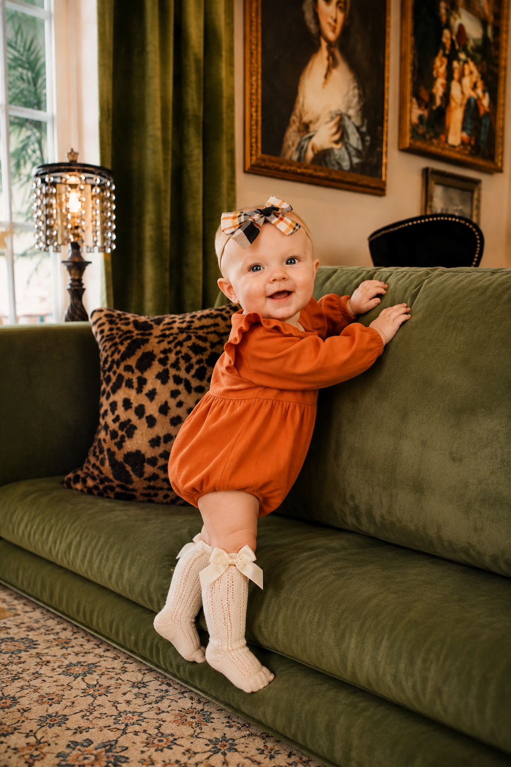 Pumpkin Spice Balloon Romper #100039