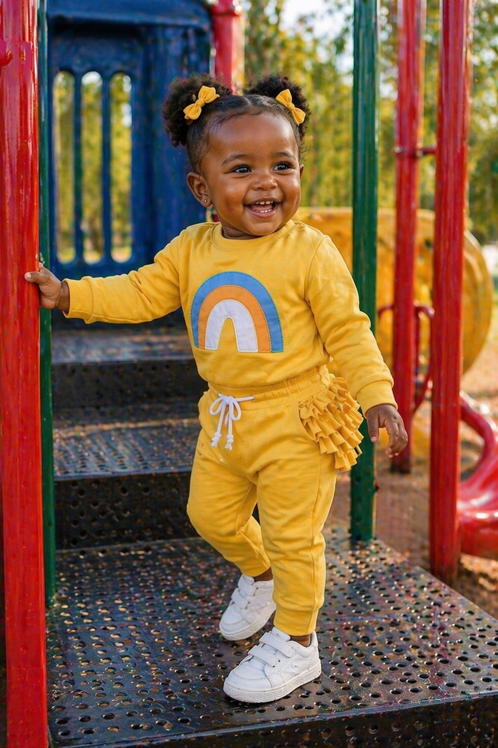 Yellow Rainbow Tracksuit #1000129