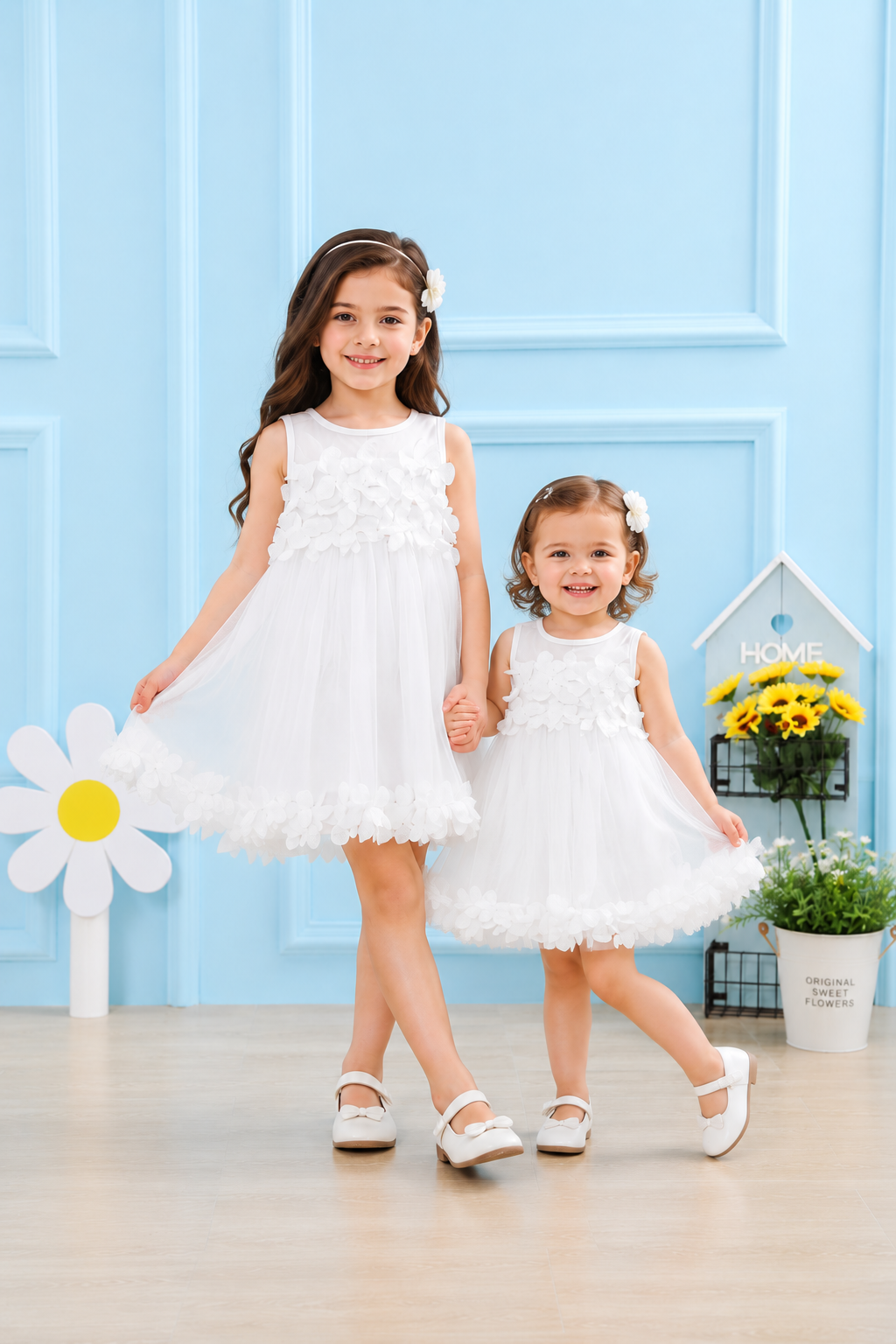 White Flower Dress #1000307
