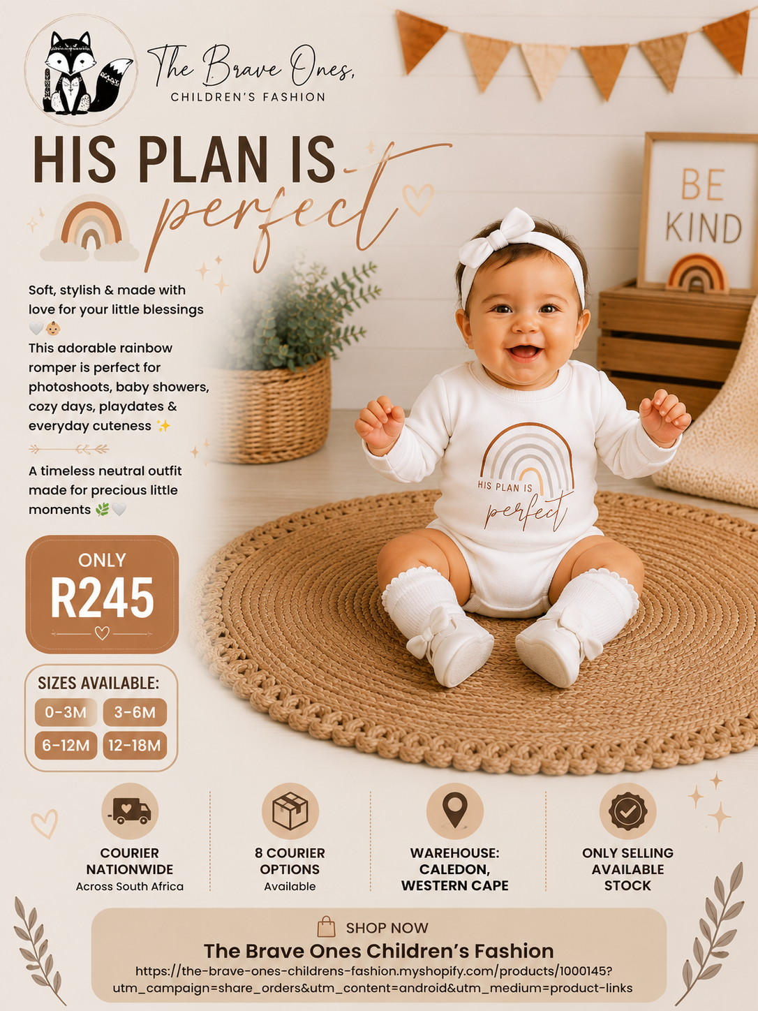 His Plan Is Perfect Romper Gender Neutral  #1000145
