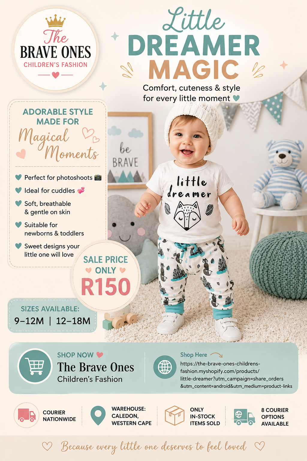 Little Dreamer Romper and Pants #200024