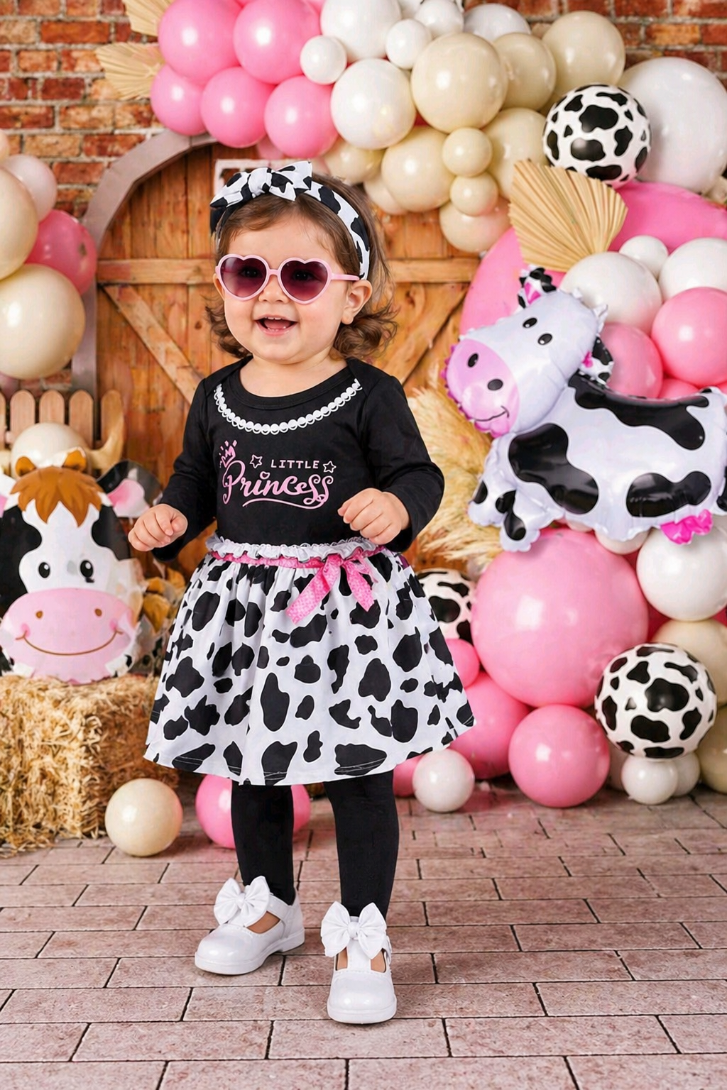 Little Princess Romper Dress with Headband #100072