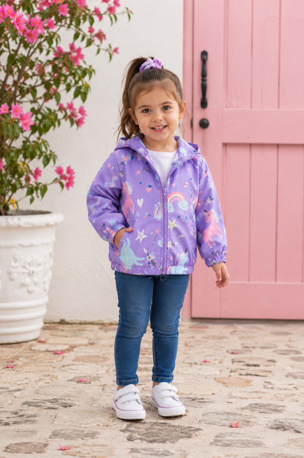 Purple Unicorn Windbreaker #1001028