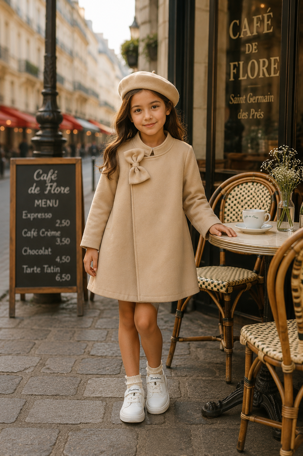 Being Melton Coat and Beret #10001098