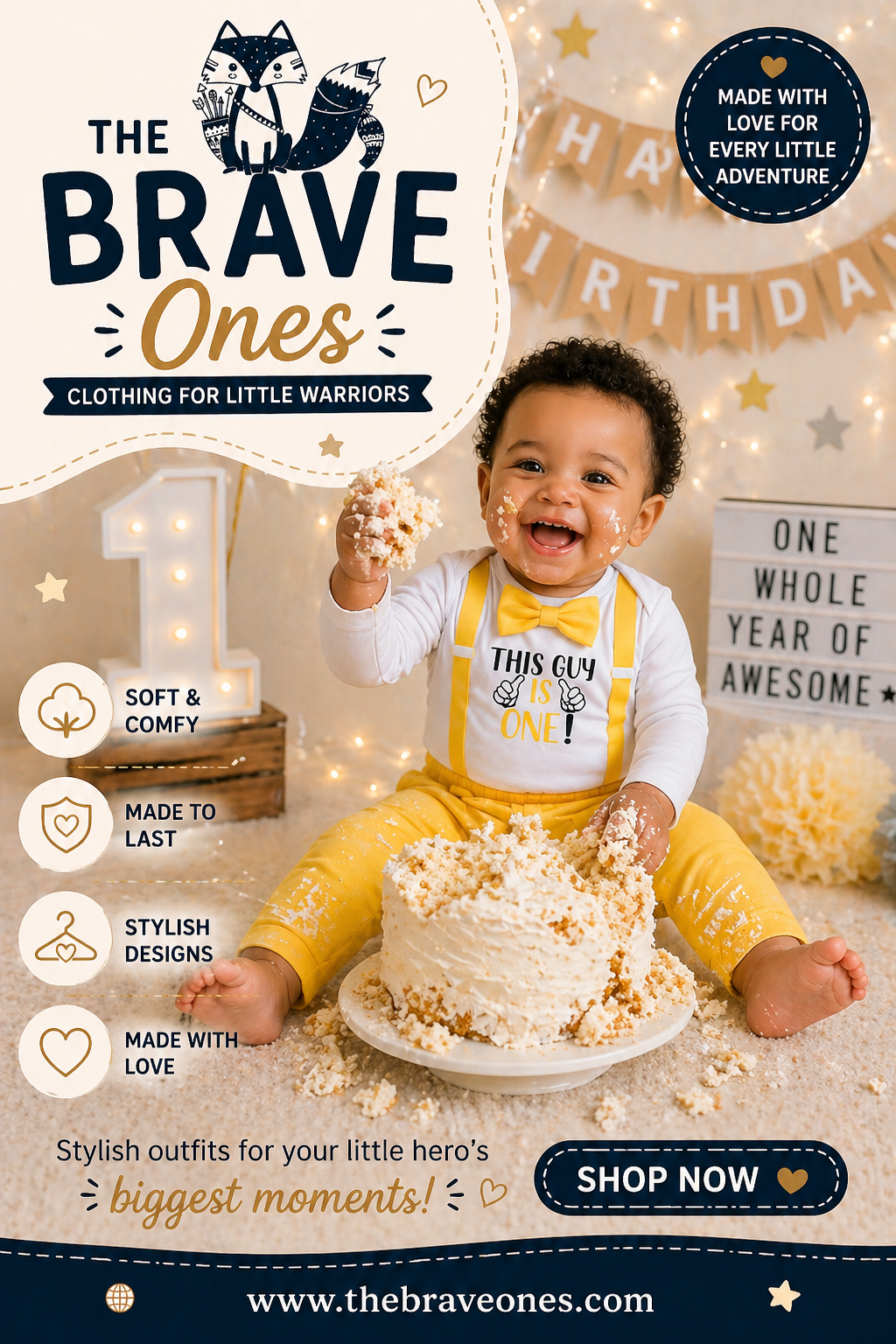 This Guy Is One Birthday Outfit Yellow  #2000326