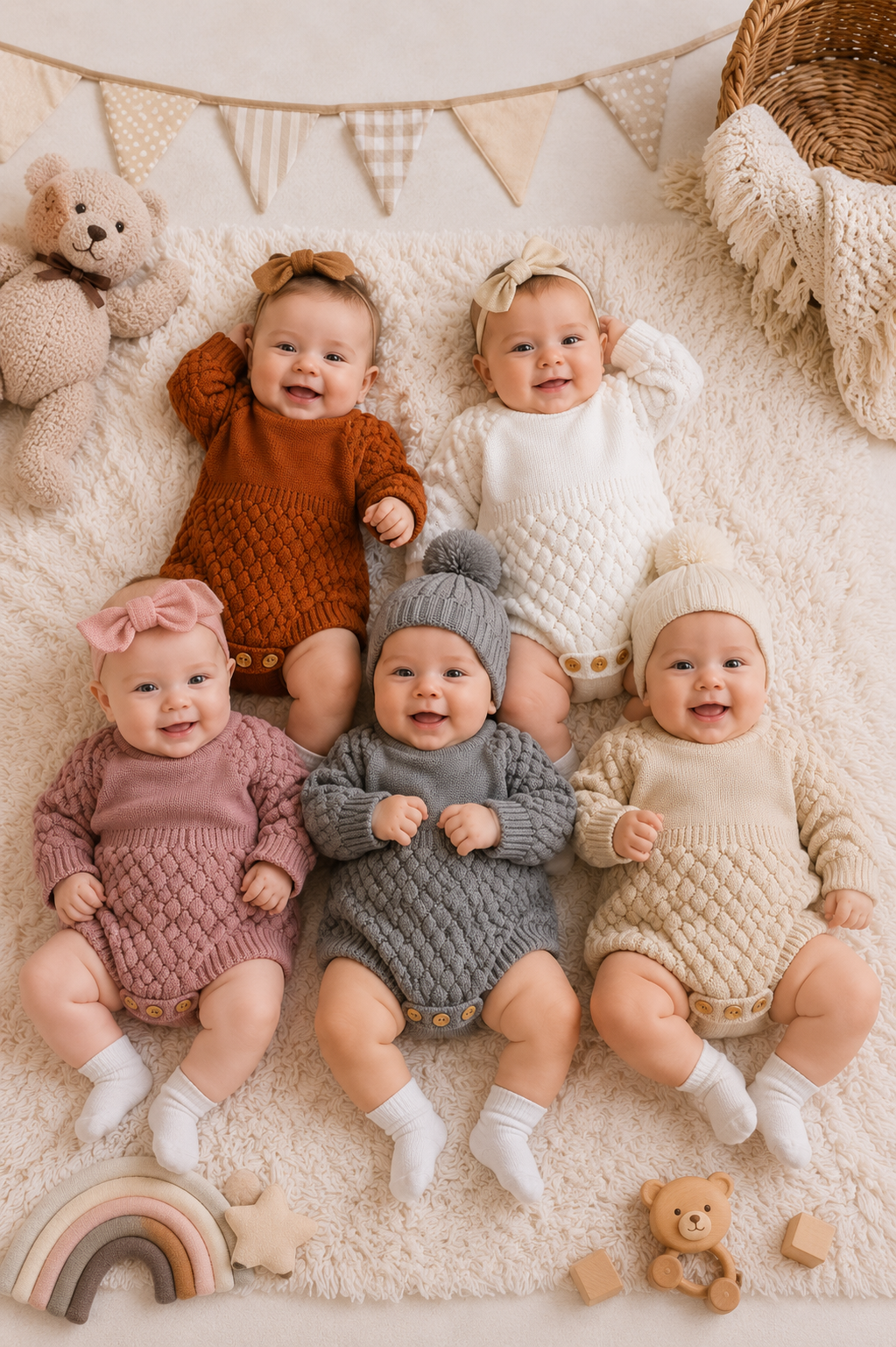 Luxury Knitwear ROMPERS Gender Neutral  #10001
