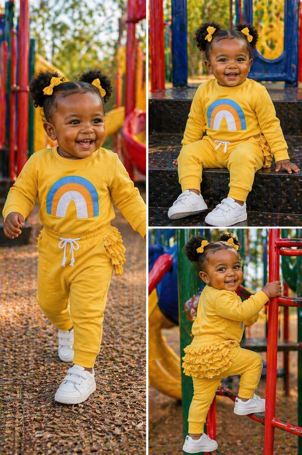 Yellow Rainbow Tracksuit #1000129