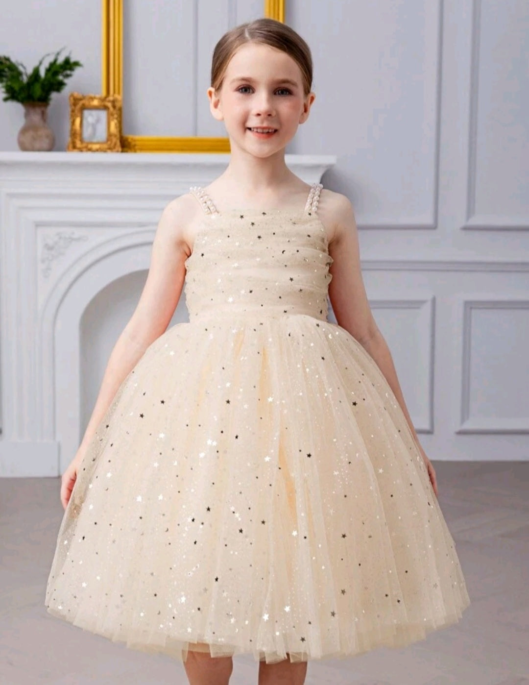Champagne Pearl Special Occasions Dress #1000974