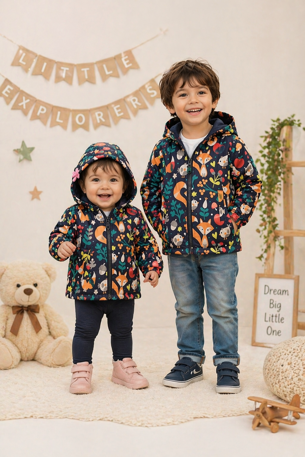 Fox Hooded Windbreaker #1000203