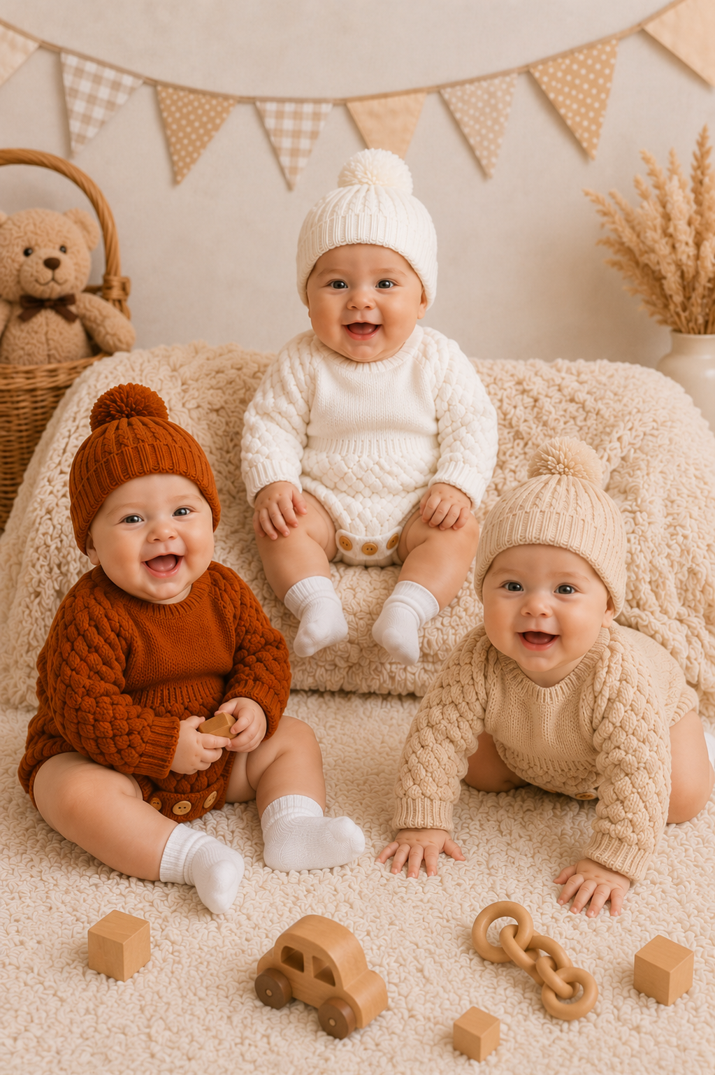 Luxury Knitwear ROMPERS Gender Neutral  #10001