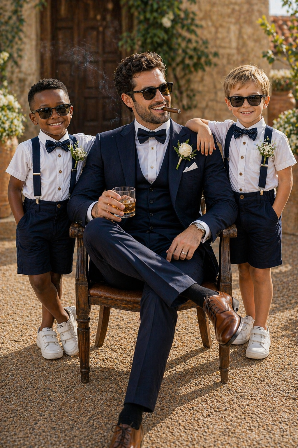 Navy 4PSC Gentlemen Suit

 #2000110