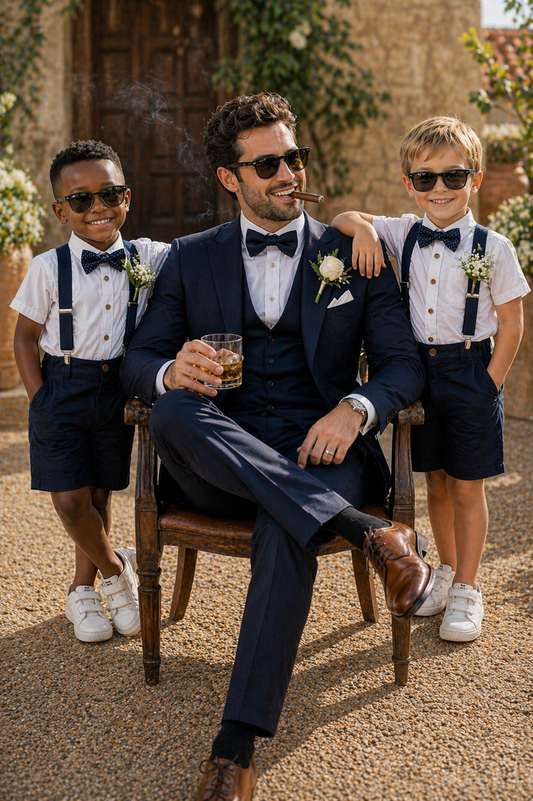 Navy 4PSC Gentlemen Suit

 #2000110