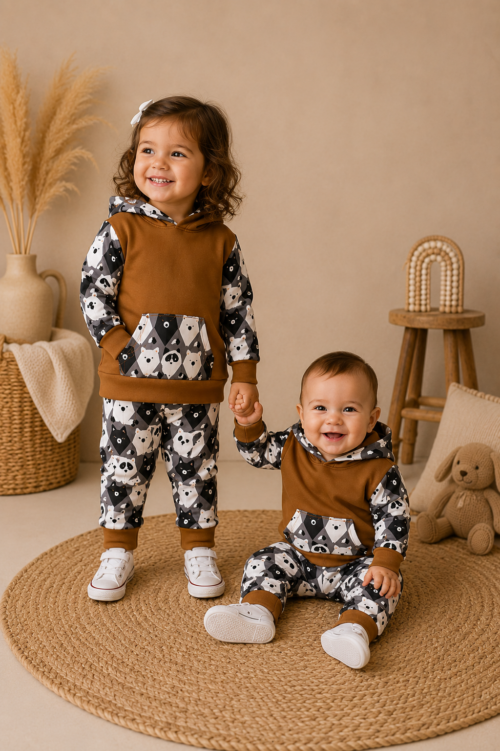 Bear Hooded Tracksuit #20009