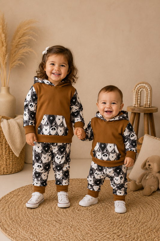 Bear Hooded Tracksuit #20009