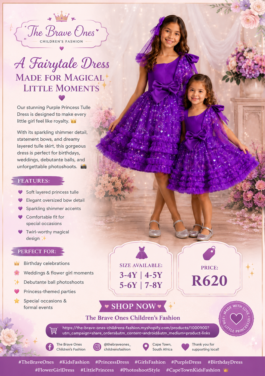Purple Special Occassion Ball Gown  #1000900