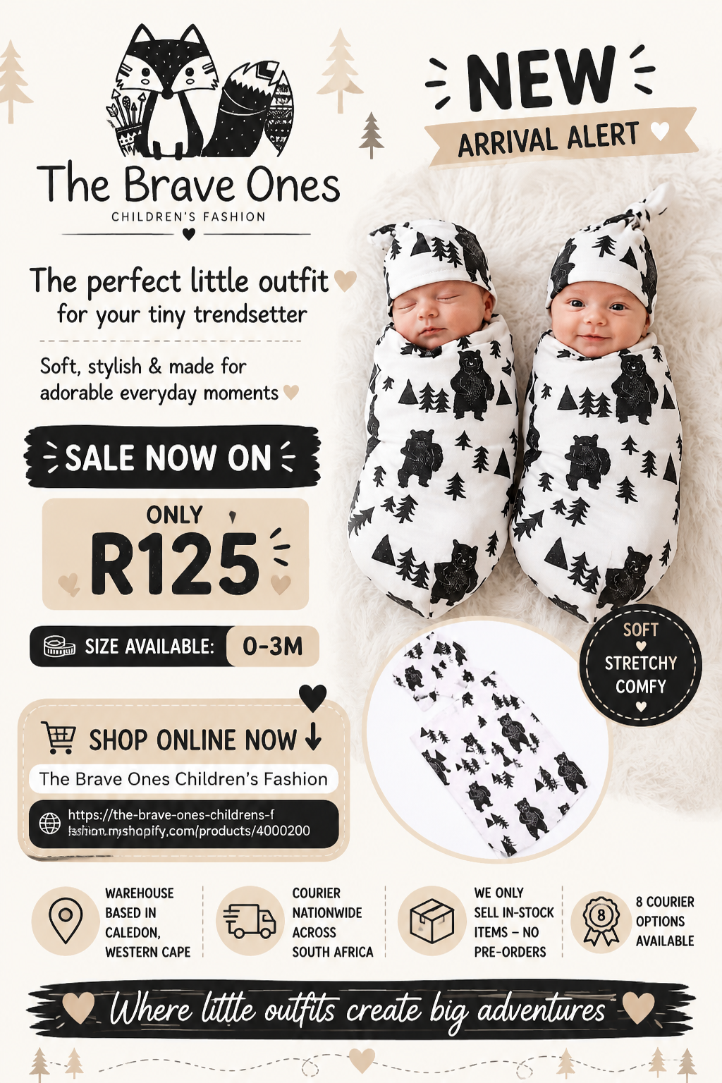 Bear Swaddle Bag #4000200