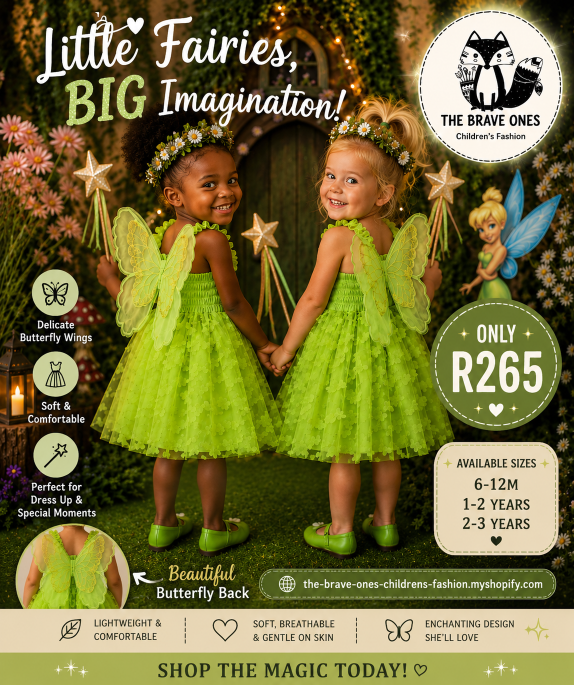 Lime Green Mesh Butterfly Dress #1000566