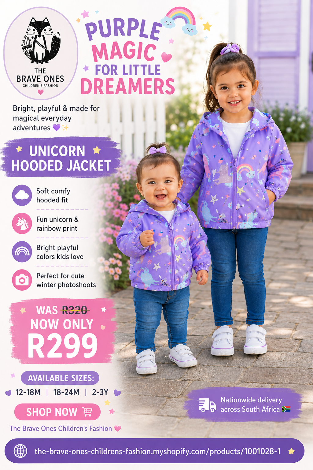 Purple Unicorn Windbreaker #1001028