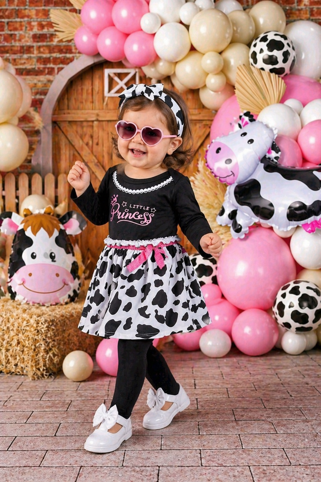 Little Princess Romper Dress with Headband #100072