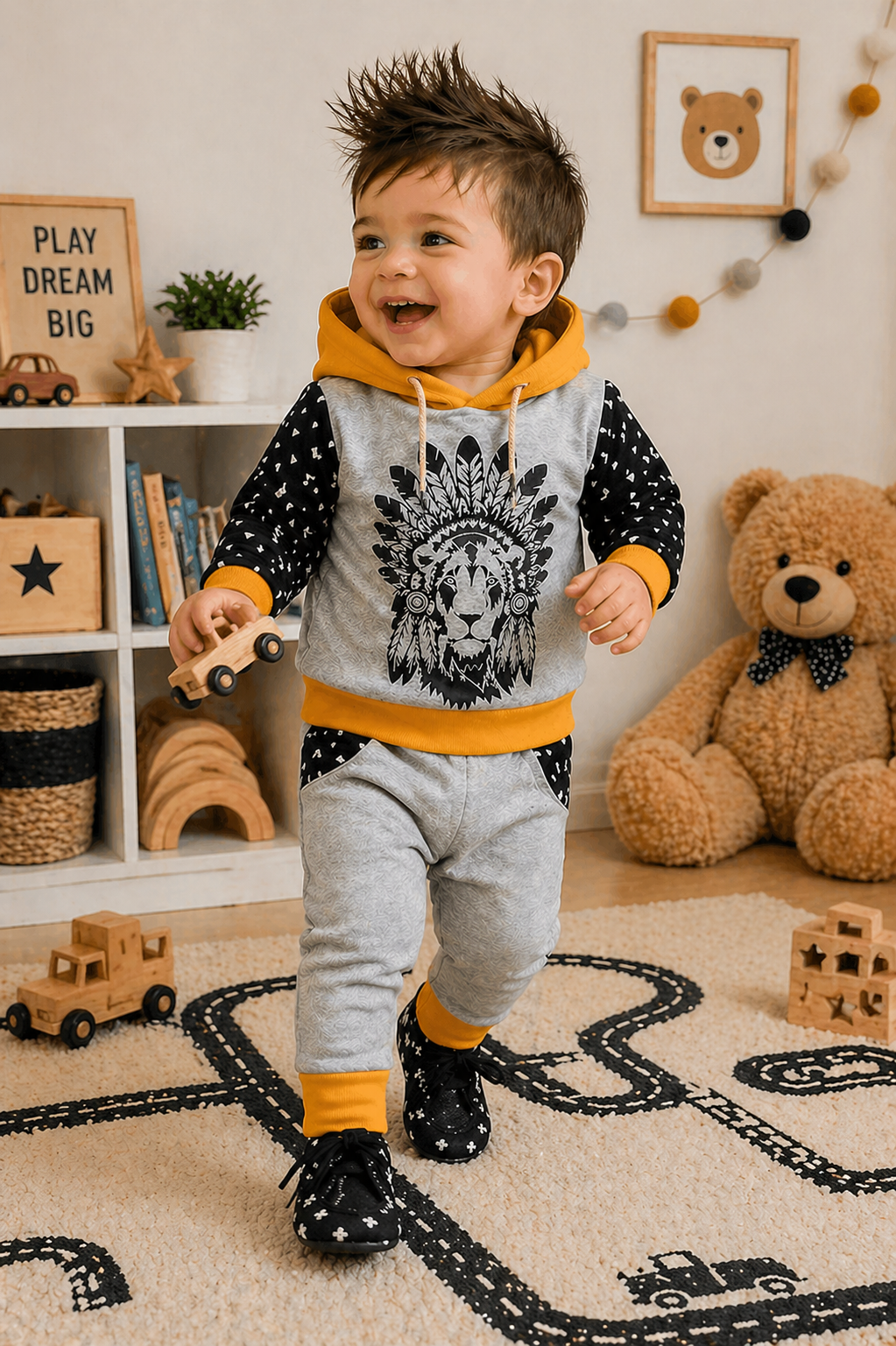 Lion Hoodie and Pants #20004