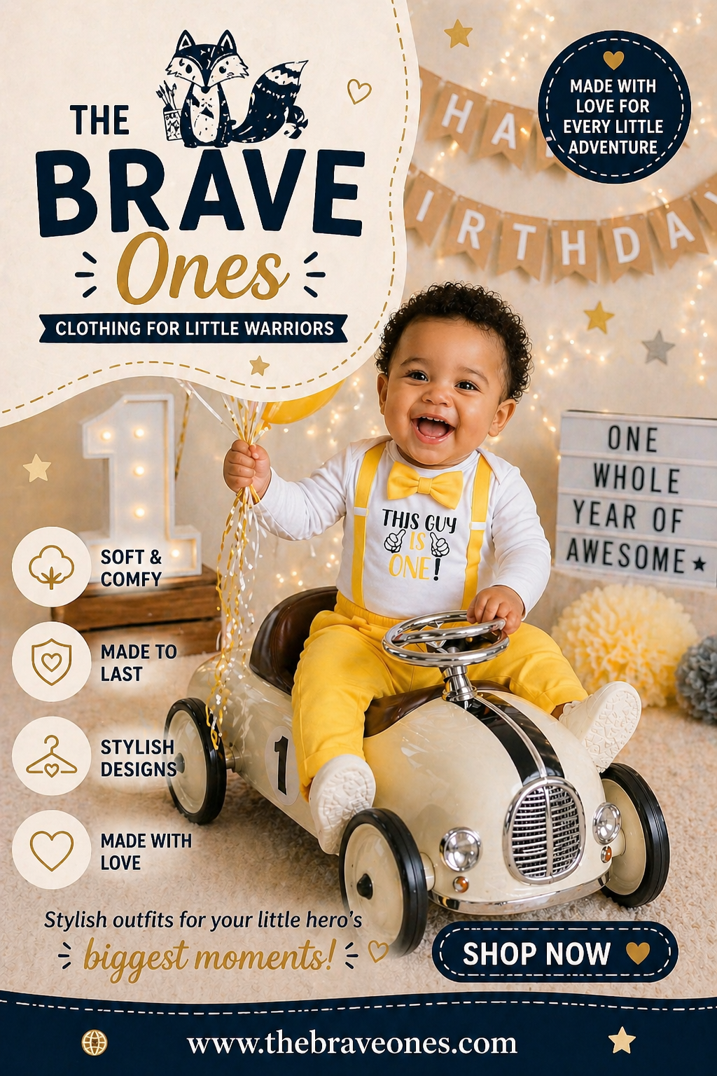 This Guy Is One Birthday Outfit Yellow  #2000326