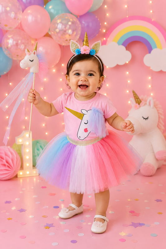 Unicorn Top and Rainbow Tutu #1000370