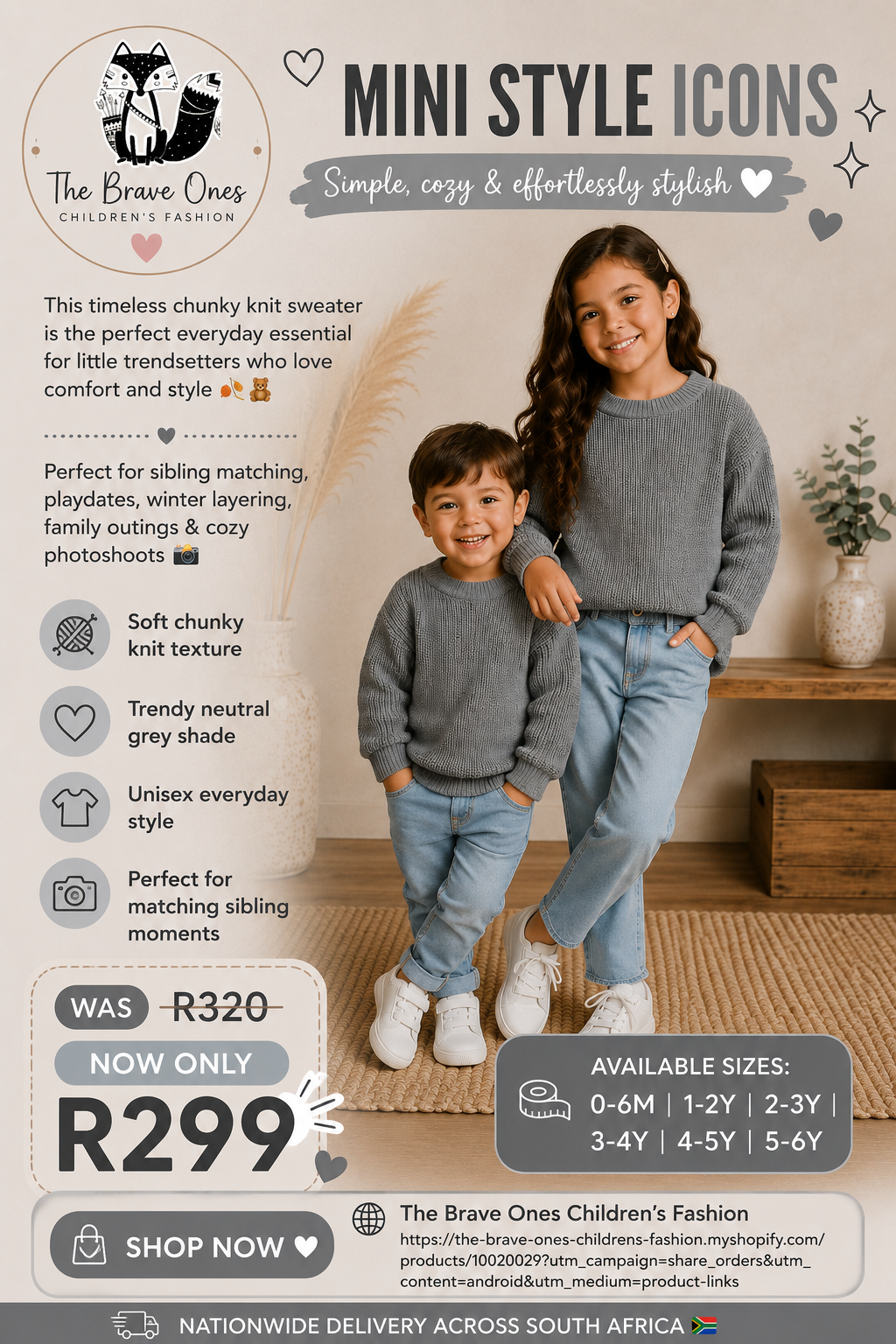 Gray Luxury Sweater Gender Neutral #10020029