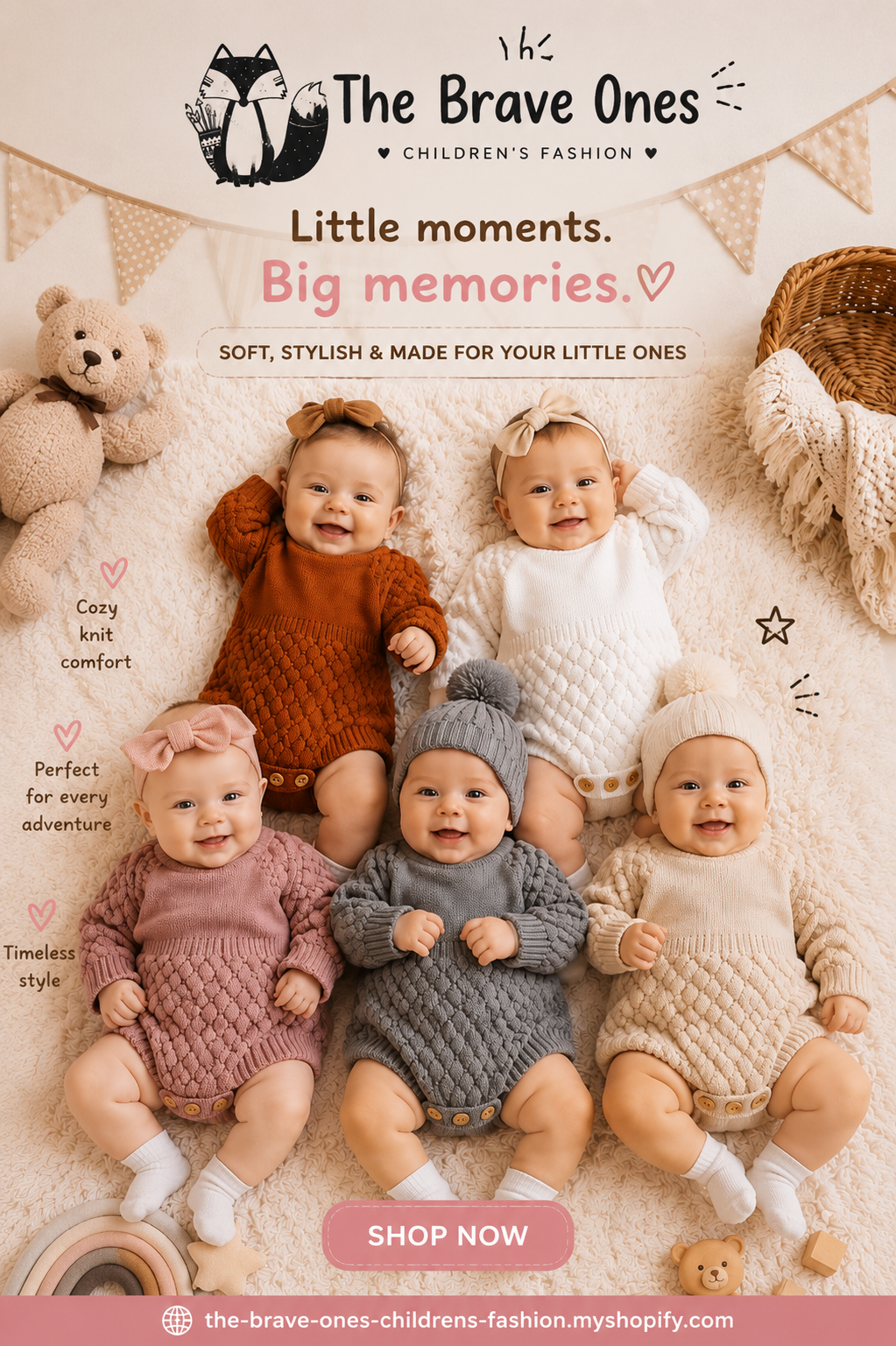 Luxury Knitwear ROMPERS Gender Neutral  #10001