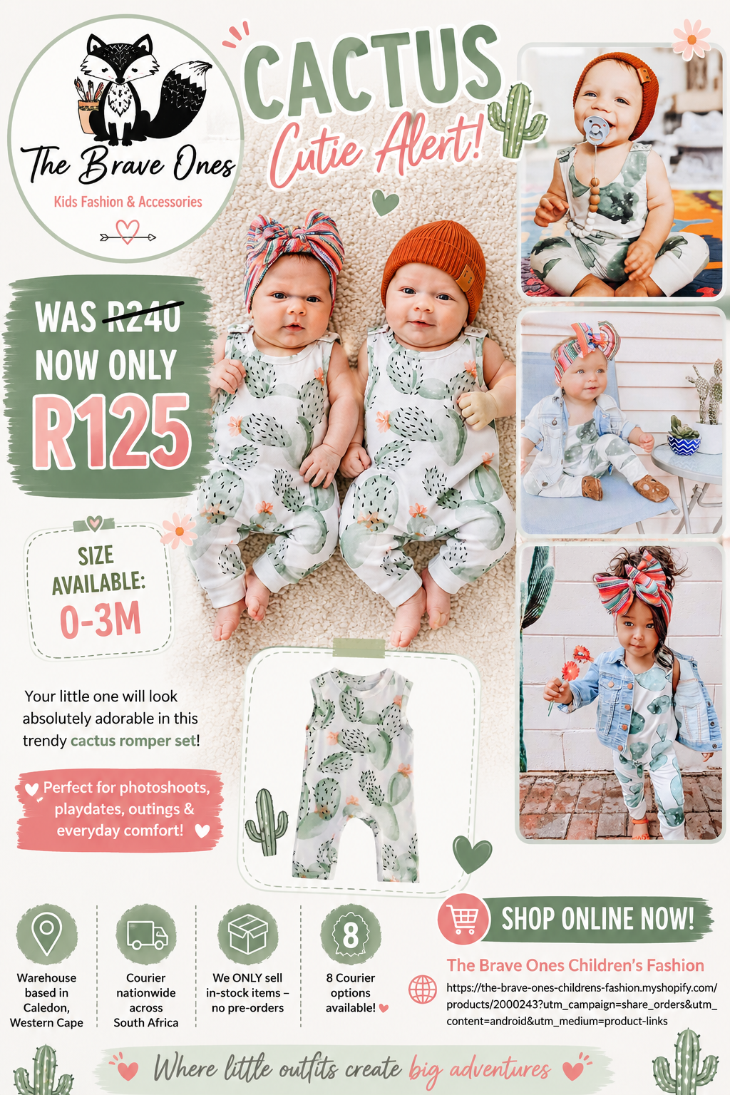 Cactus Jumpsuit Gender Neutral #2000243