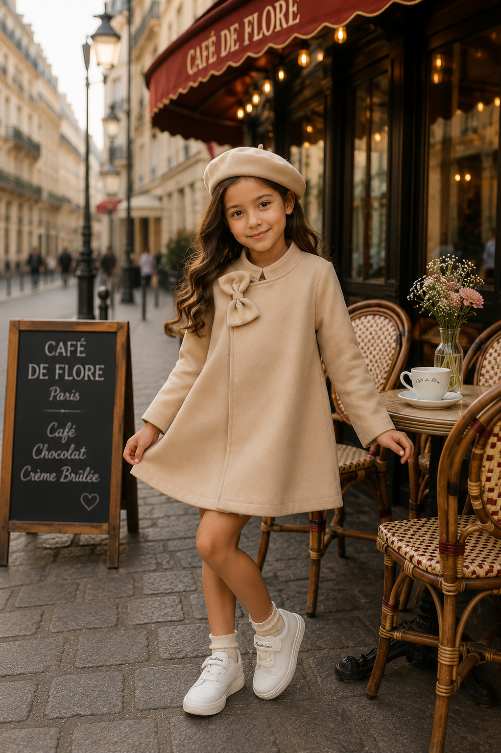 Being Melton Coat and Beret #10001098