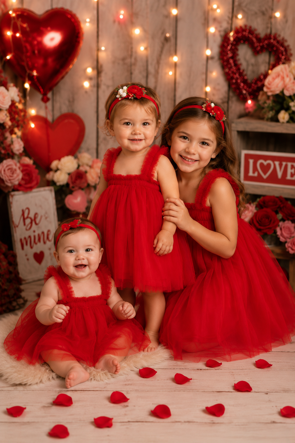 Red Tulle Dress #1000462