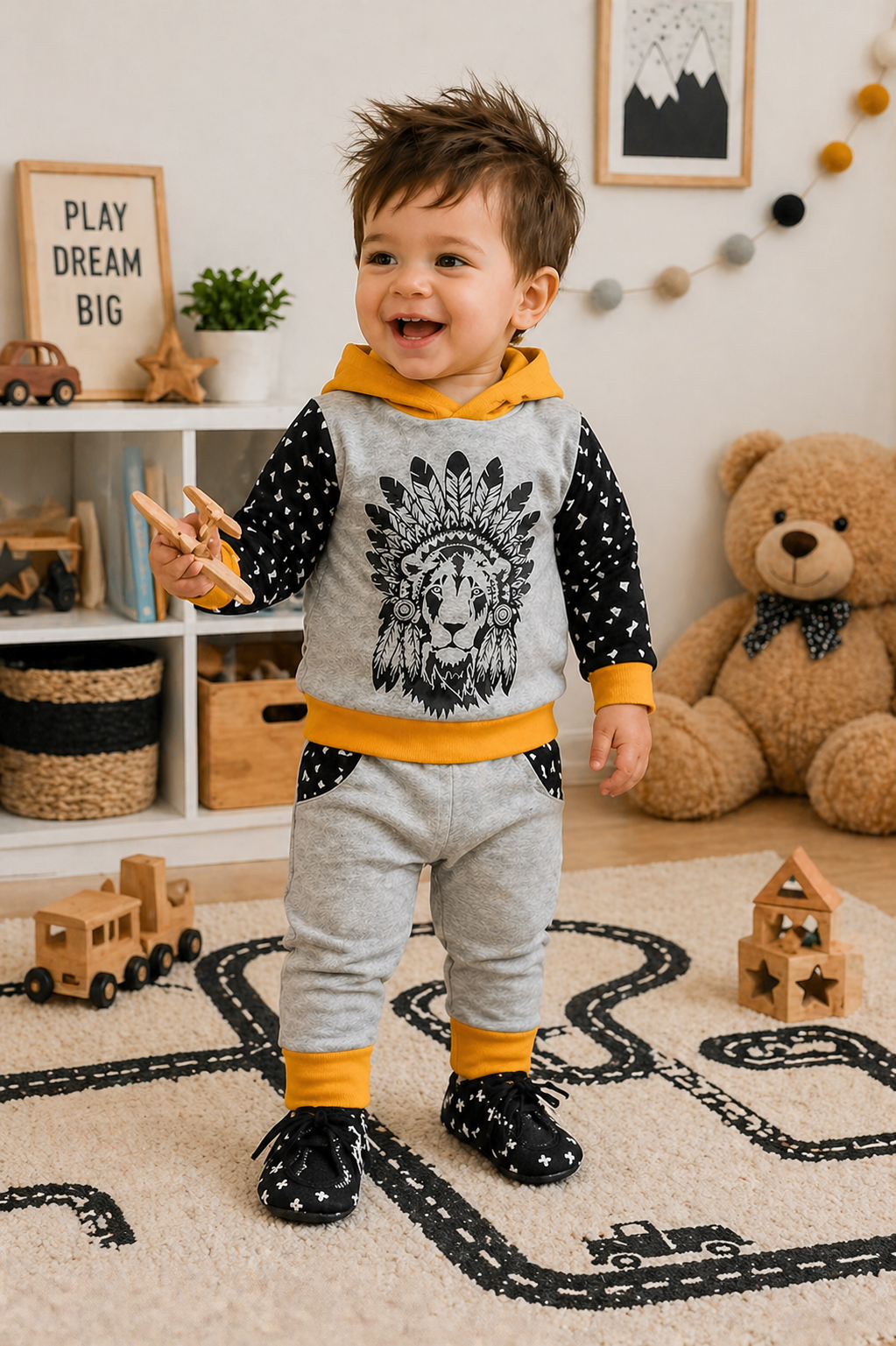 Lion Hoodie and Pants #20004