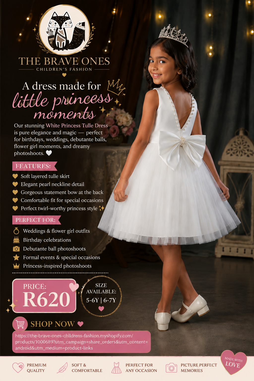 White Special Occasions Dress Ball Gown #1000689