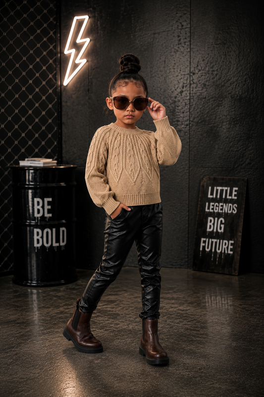 Beidge Crewnek Cable Knited Sweater 1PSC  Gender Neutral  #1000215