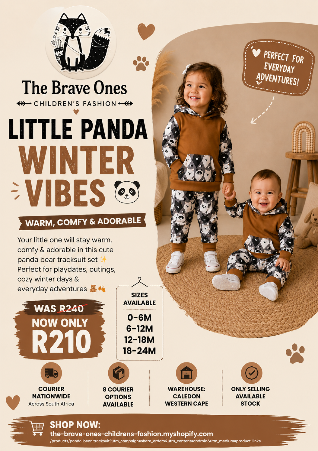 Bear Hooded Tracksuit #20009