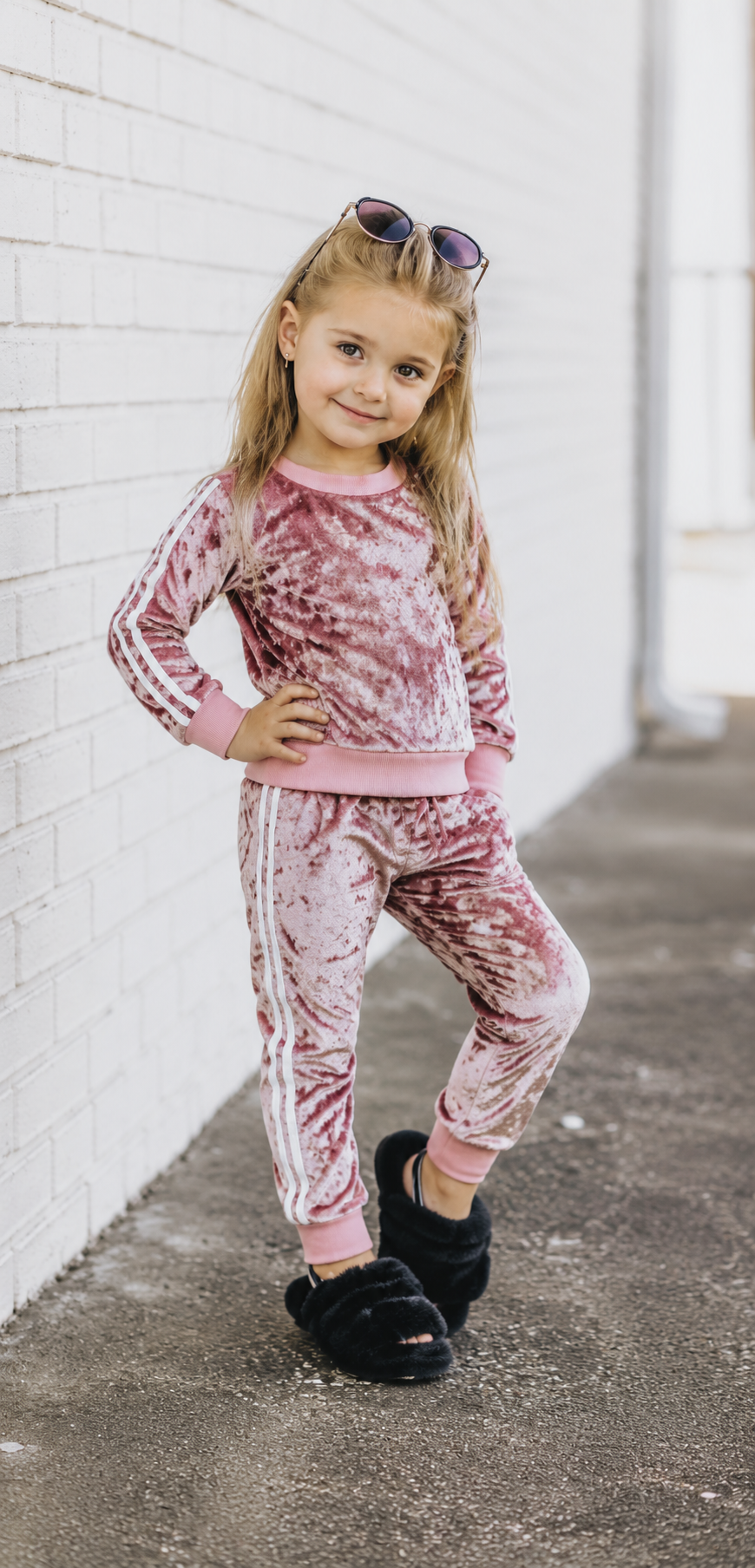 Pink Velvet Tracksuit #1000311