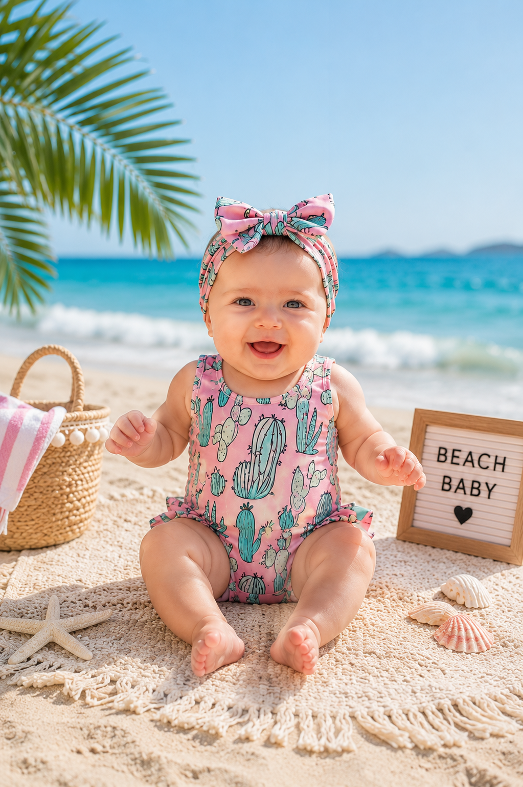 Cactus Swimsuit and Headband #1000666