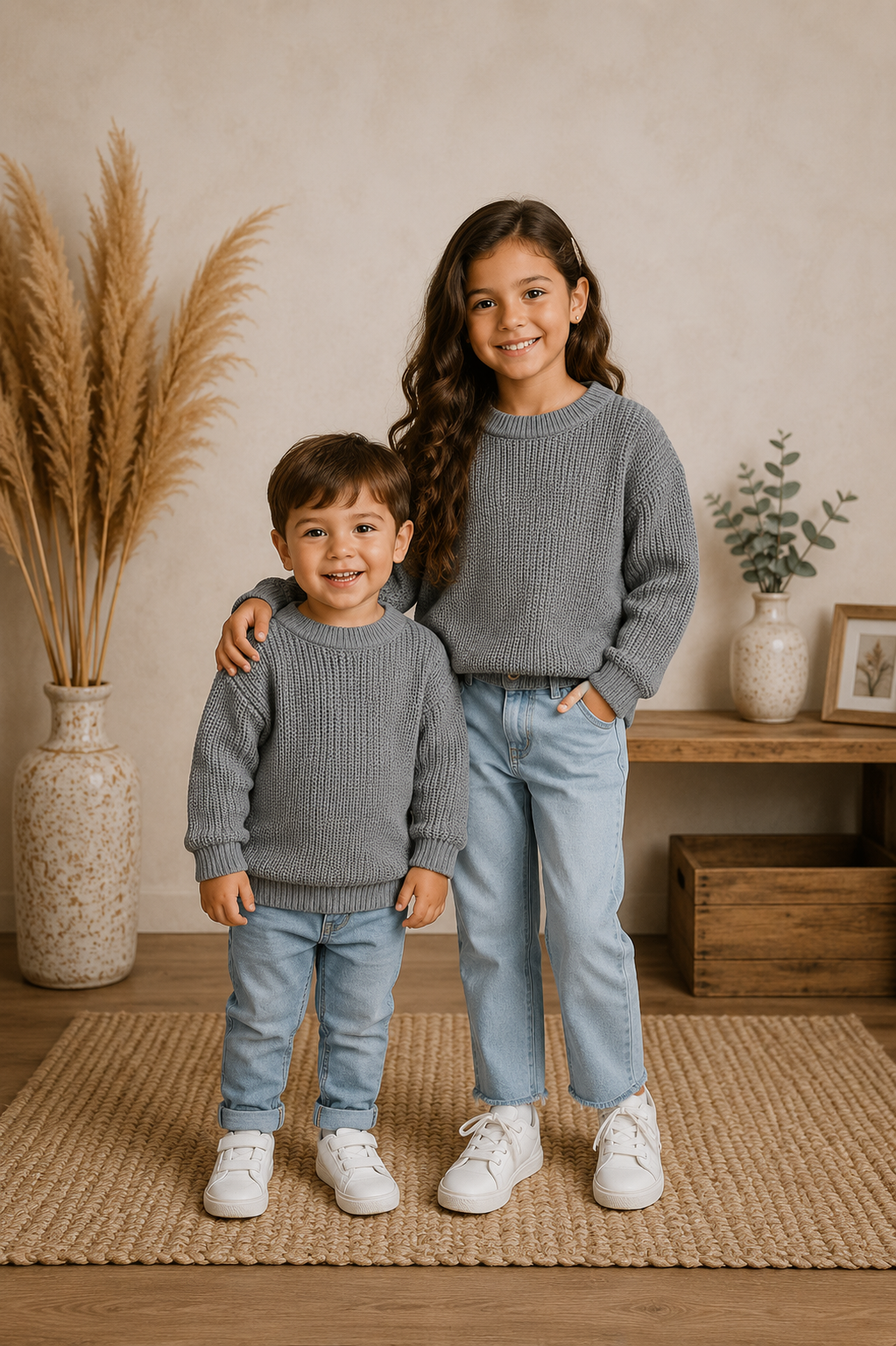 Gray Luxury Sweater Gender Neutral #10020029