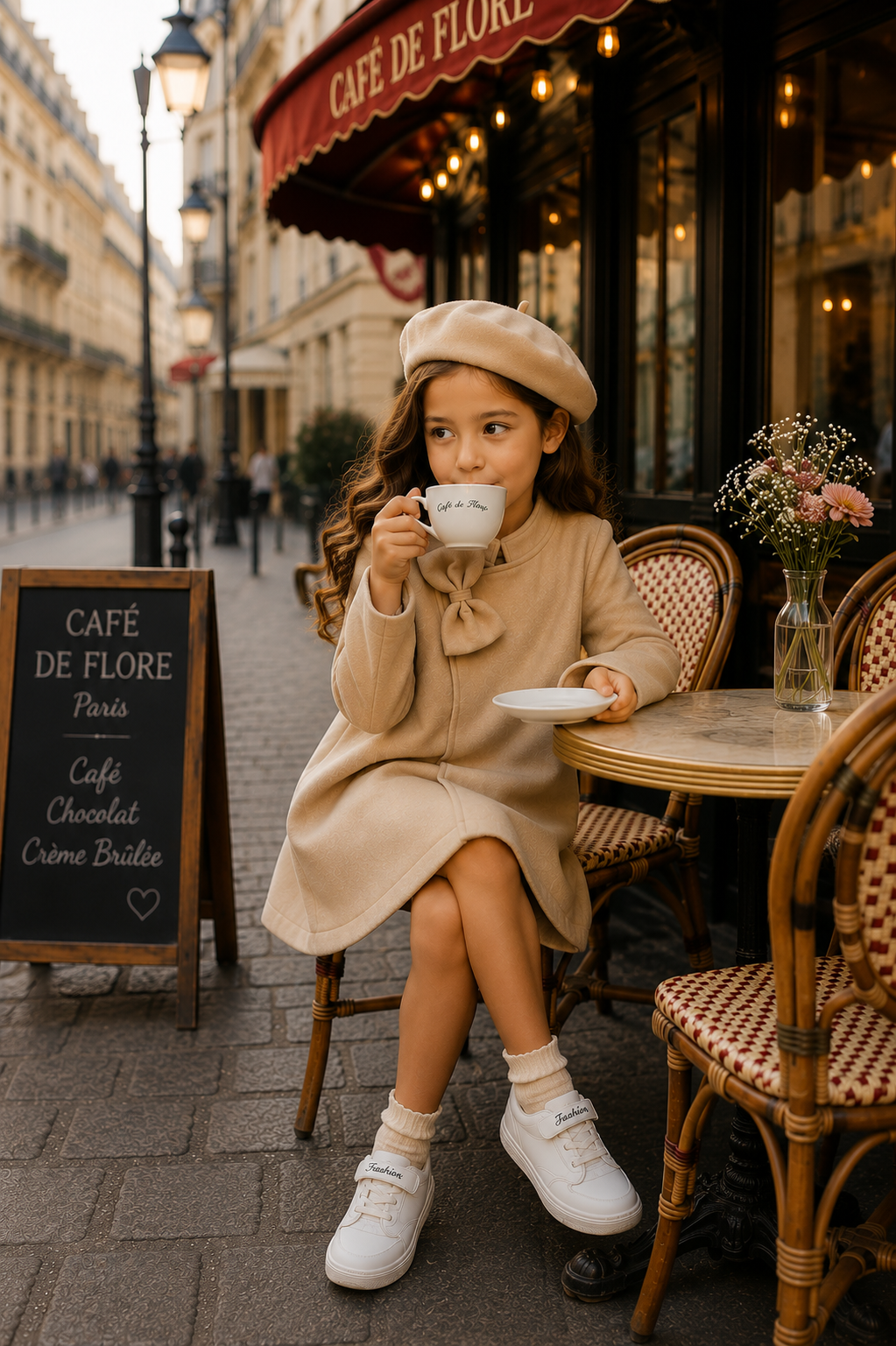 Being Melton Coat and Beret #10001098