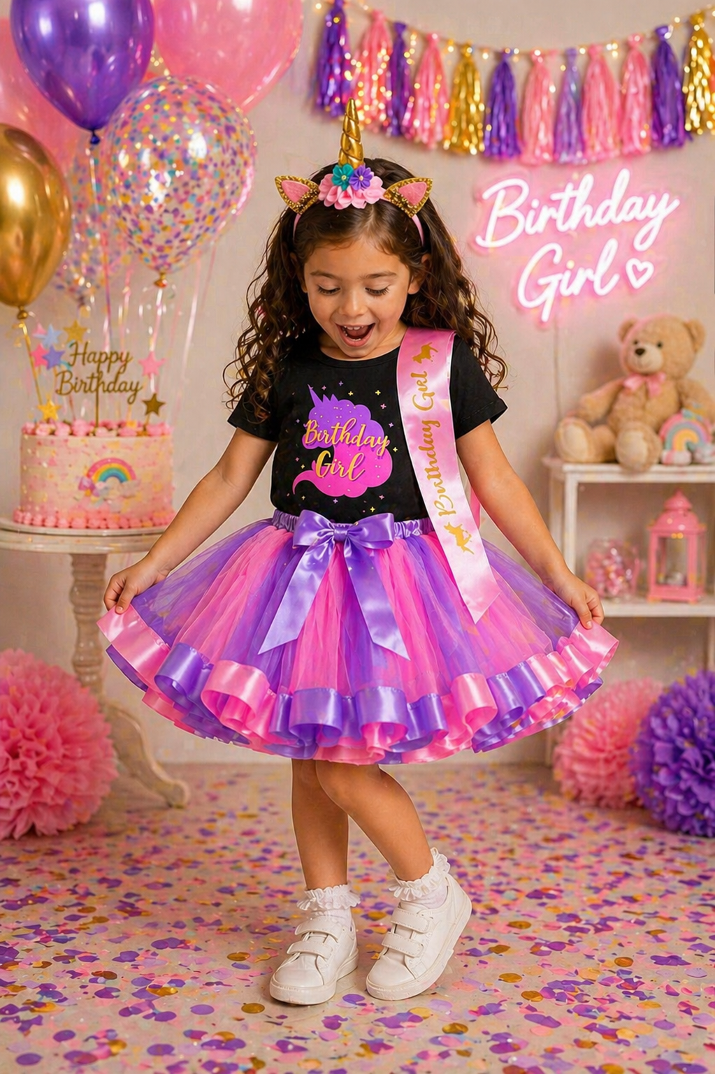 4PSC Unicorn Birthday Outfit  #1000331