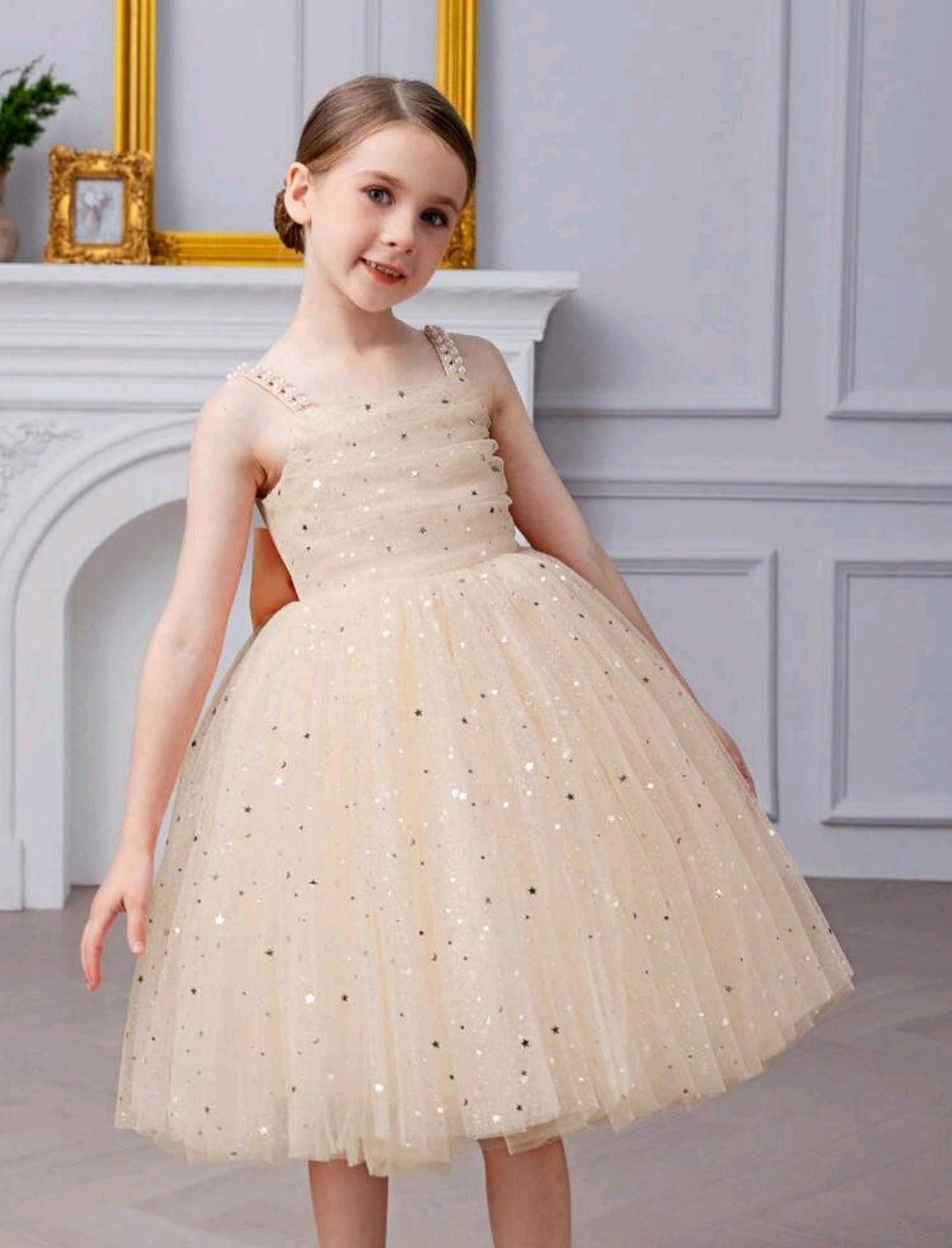 Champagne Pearl Special Occasions Dress #1000974