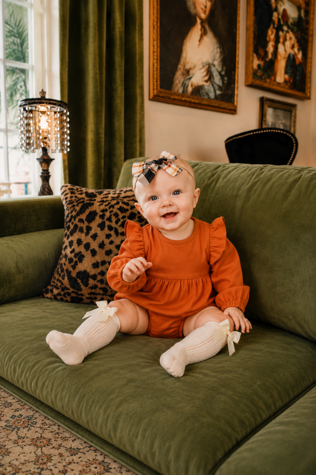 Pumpkin Spice Balloon Romper #100039