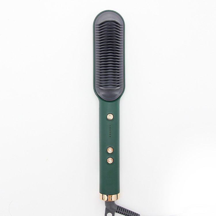 Hair Straightener Comb One-Step Hair Straightening Brush FH909 - White.  Hair Straightener Comb One-Step Hair Straightening Brush - Green #80004