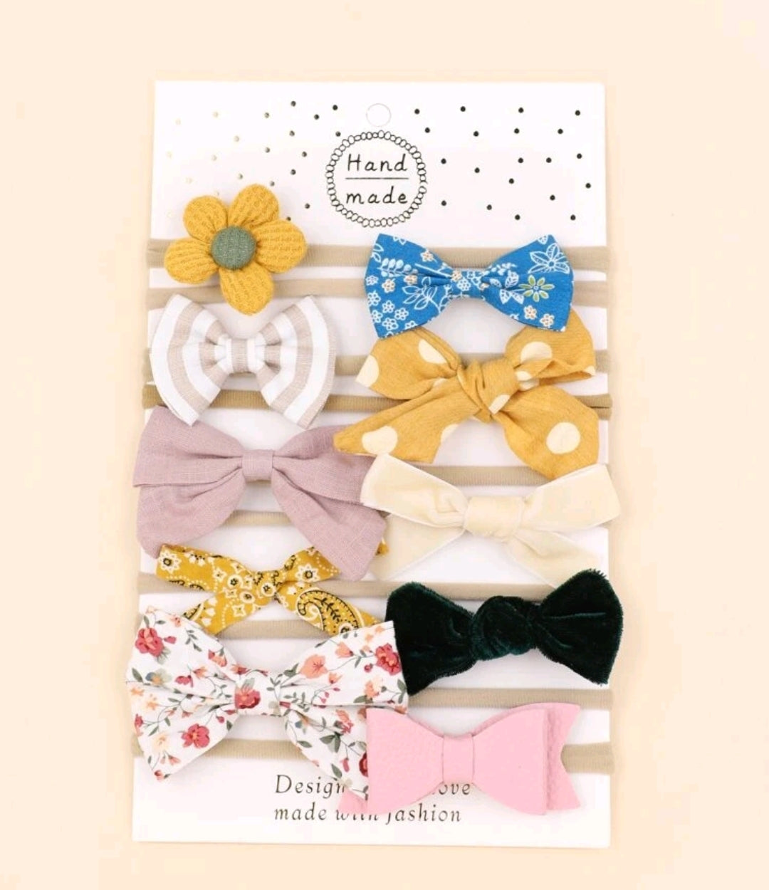 10PSC Floral Headbands #4000327
