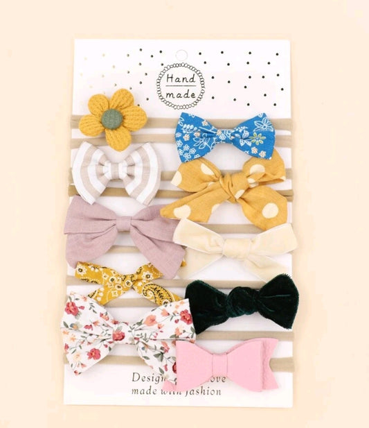 10PSC Floral Headbands #4000327