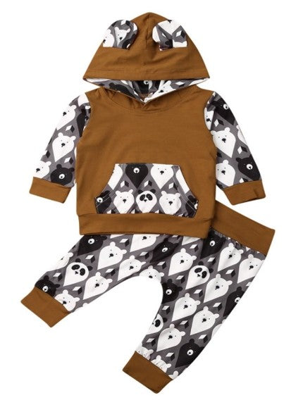 Bear Hooded Tracksuit #20009