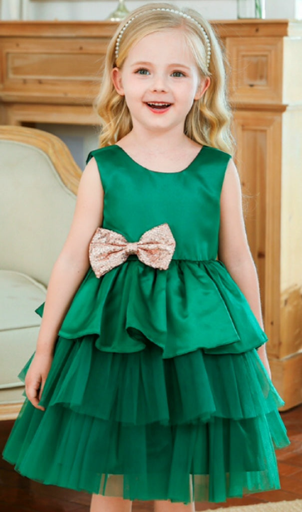 Forest Green Special Occasions Dress #1000995