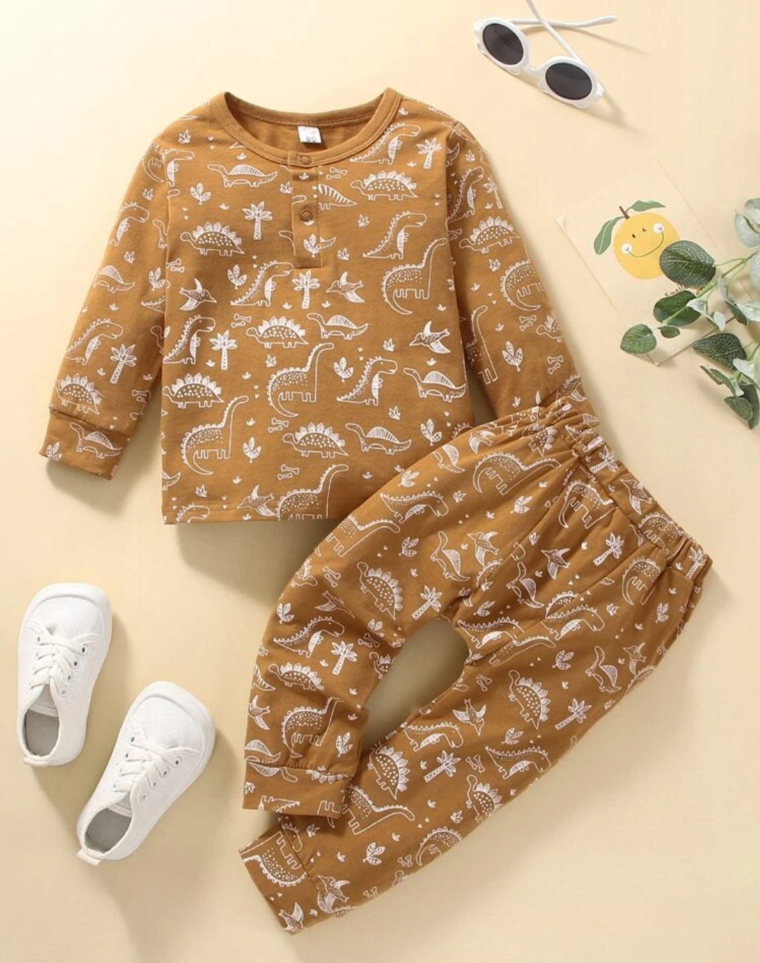 Caramel Dinosaur Casual Wear #2000265